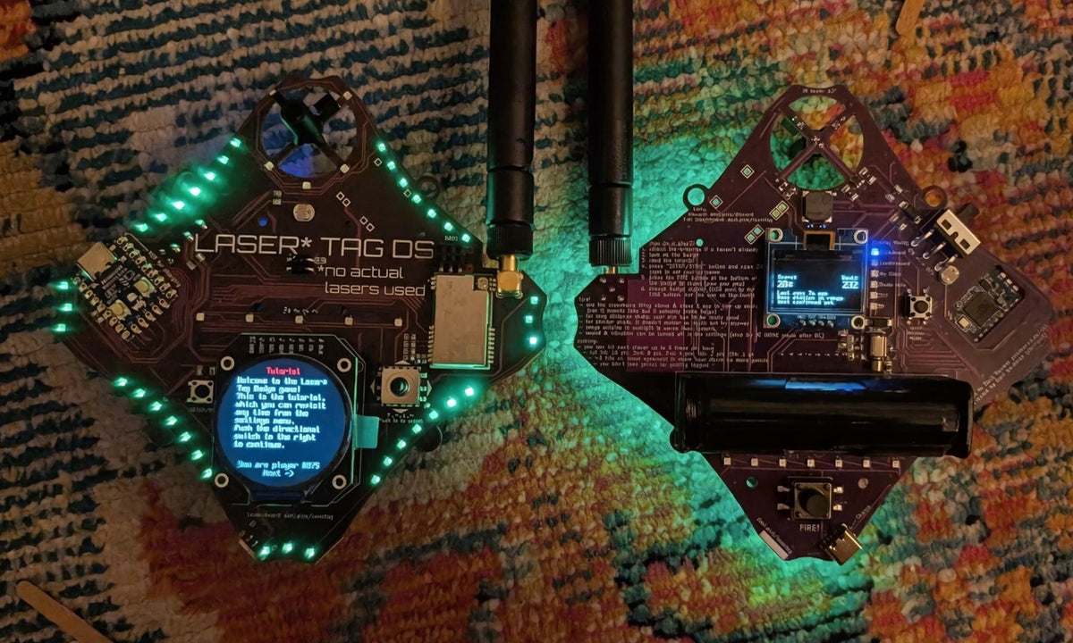 Laser* Tag Badge DS