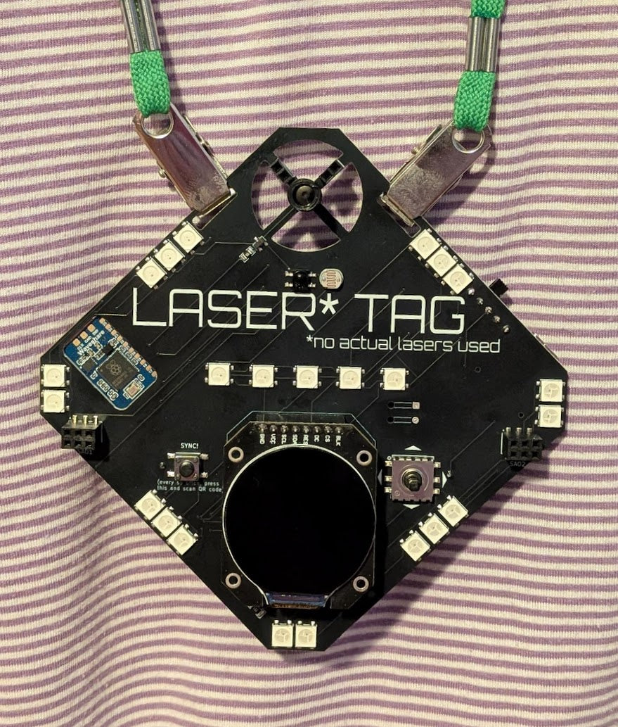 Laser* Tag Badge