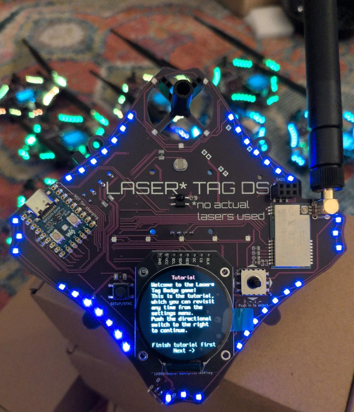 Laser* Tag Badge DS